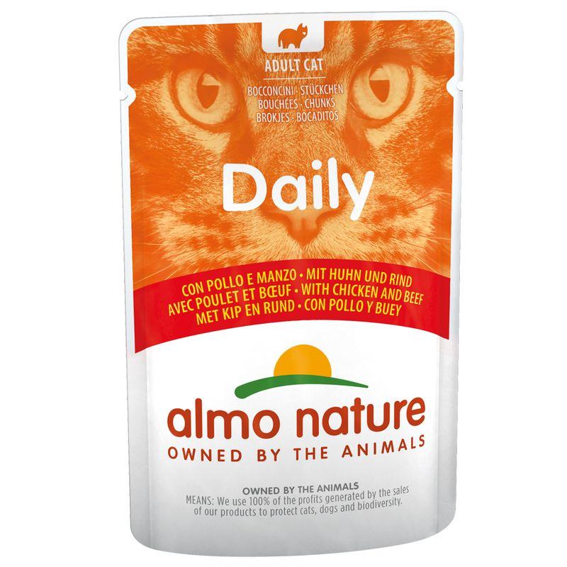 Bitiba Almo Nature Daily Menu 24 x 70 g Alimento umido per gatto Soddisfazione Garantita