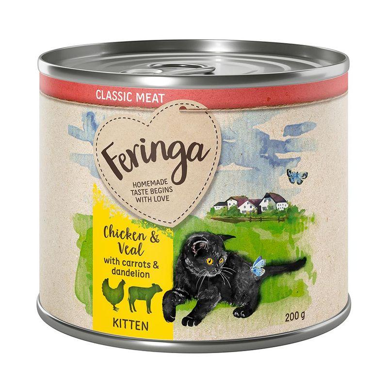 Bitiba Feringa Classic Meat Kitten 24 x 200 g Alimento umido per gattini Sconto