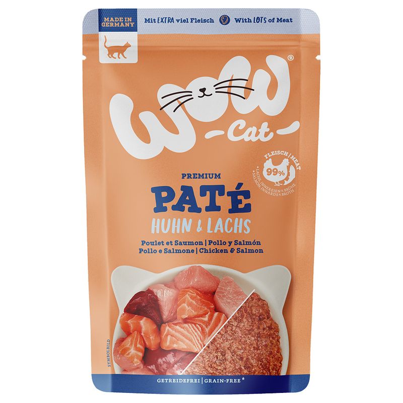 Bitiba WOW Adult 12 x 125 g Umido per gatto Vendita Calda
