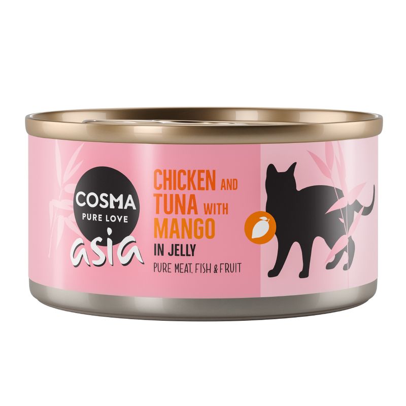 Bitiba Provalo Cosma Thai /Asia in gelatina Pacco misto umido per gatto Super Saving Price