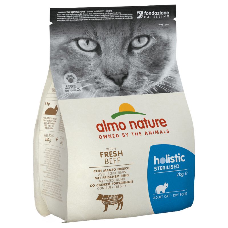 Bitiba Set prova 2 x 2 kg Almo Nature Holistic Sterilised per gatto Offerta settimanale