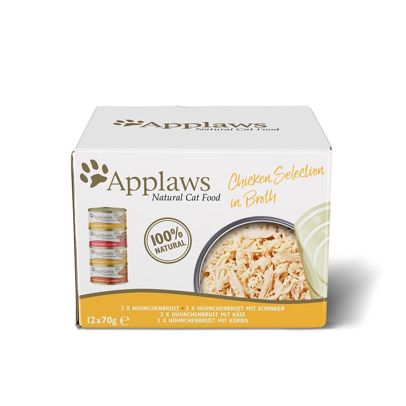 Bitiba Applaws Multipack 12 x 70 g Alimento umido per gatti Promozione temporanea