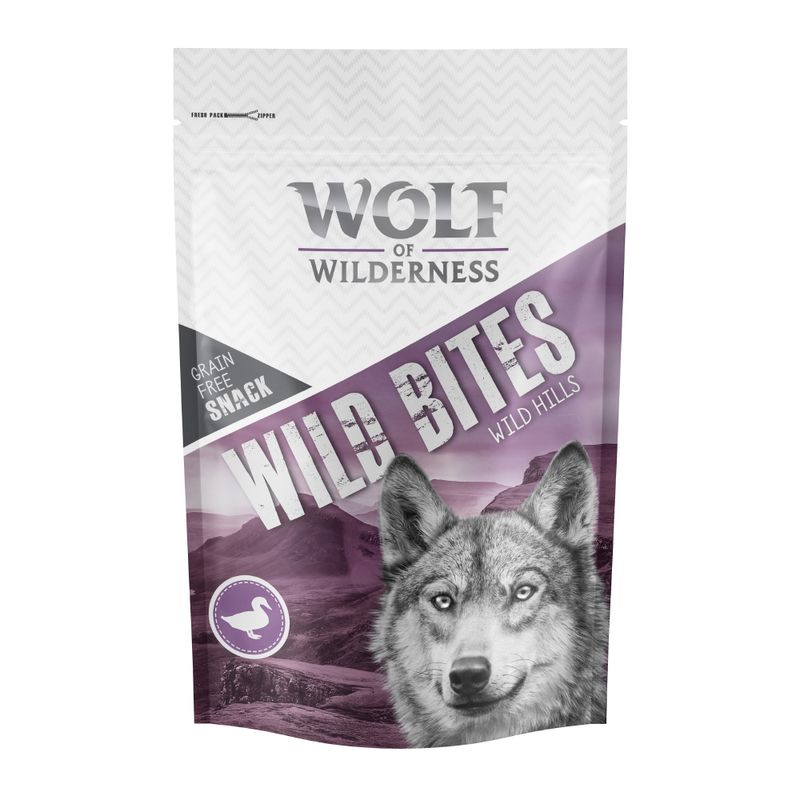 Bitiba Provalo Set misto Wolf of Wilderness Snack - Wild Bites 4 x 180 g Fino al 65% di sconto