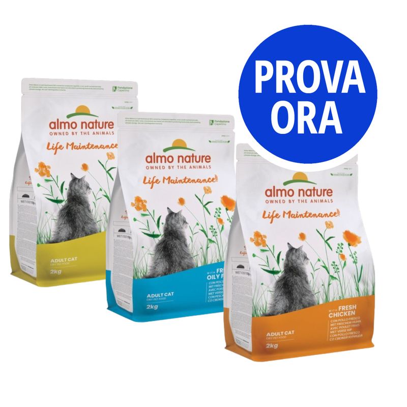 Bitiba Set prova 3 x 2 kg Almo Nature Holistic Adult Only for today