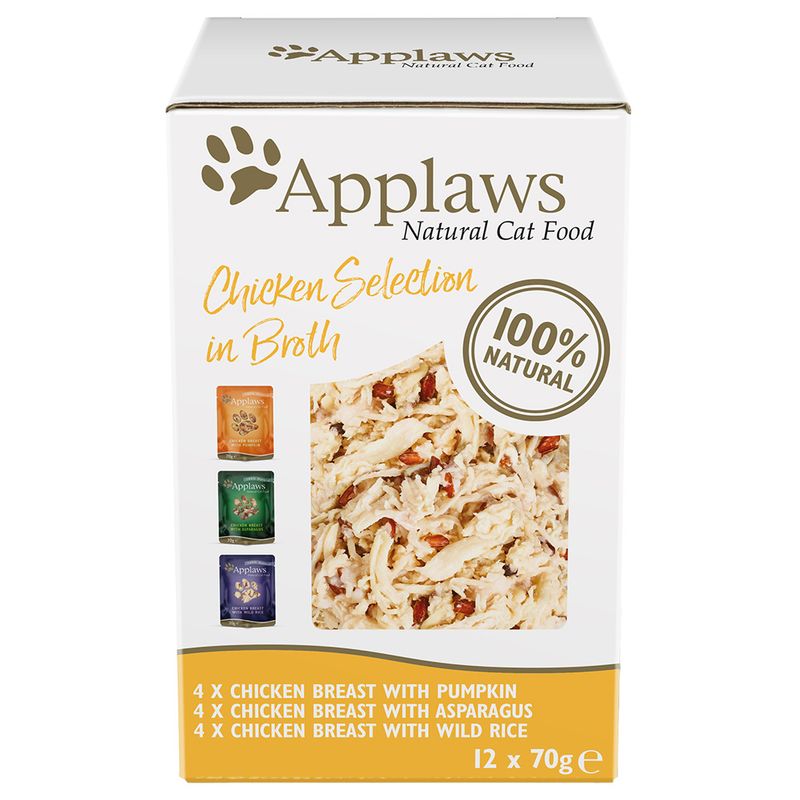 Bitiba Provalo Applaws Buste in Brodo 12 x 70 g Super sconto
