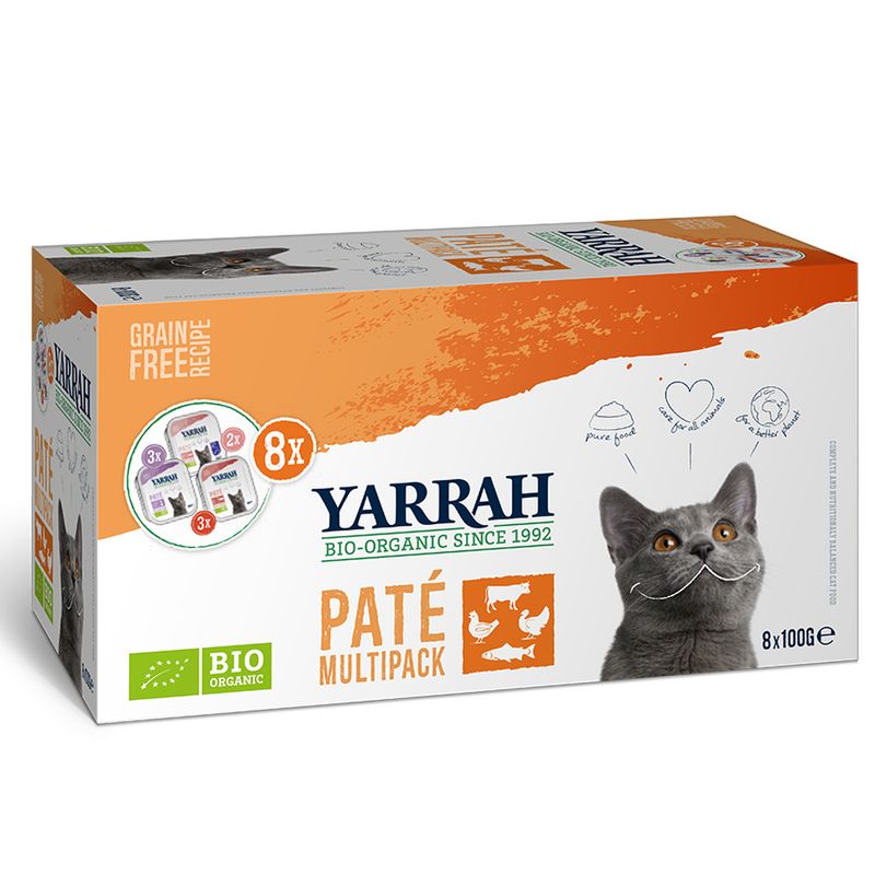 Bitiba Provalo Yarrah Bio Paté 8 x 100 g Limitato a 3 giorni