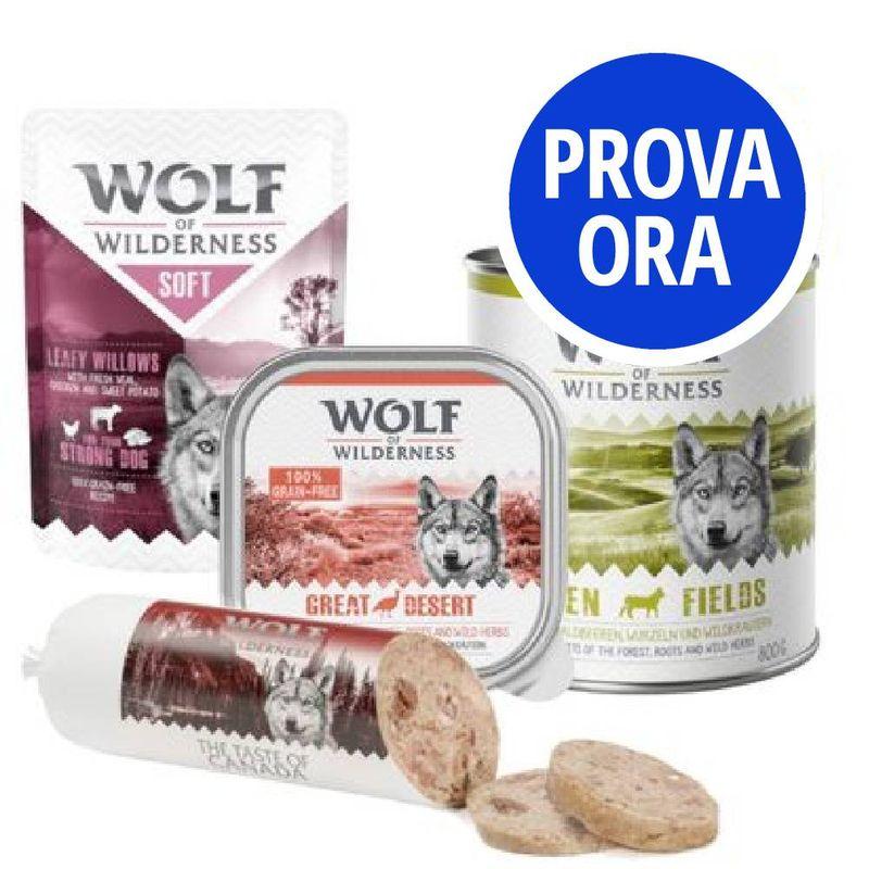 Bitiba Provalo Wolf of Wilderness umido assortito per cane Vendita