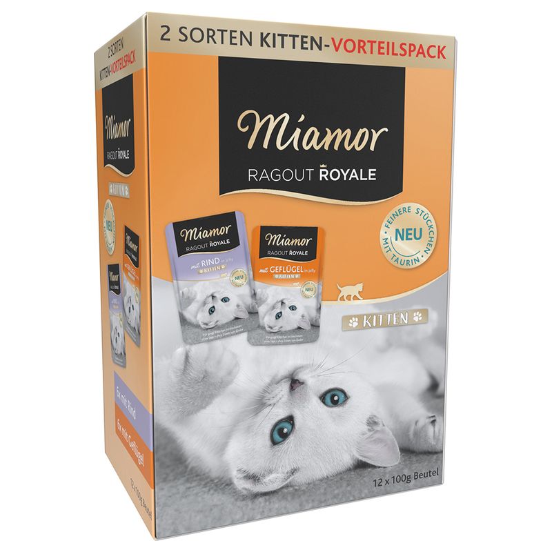 Bitiba Provalo Miamor Ragù Royal Kitten 12 x 100 g Promozione Limitata
