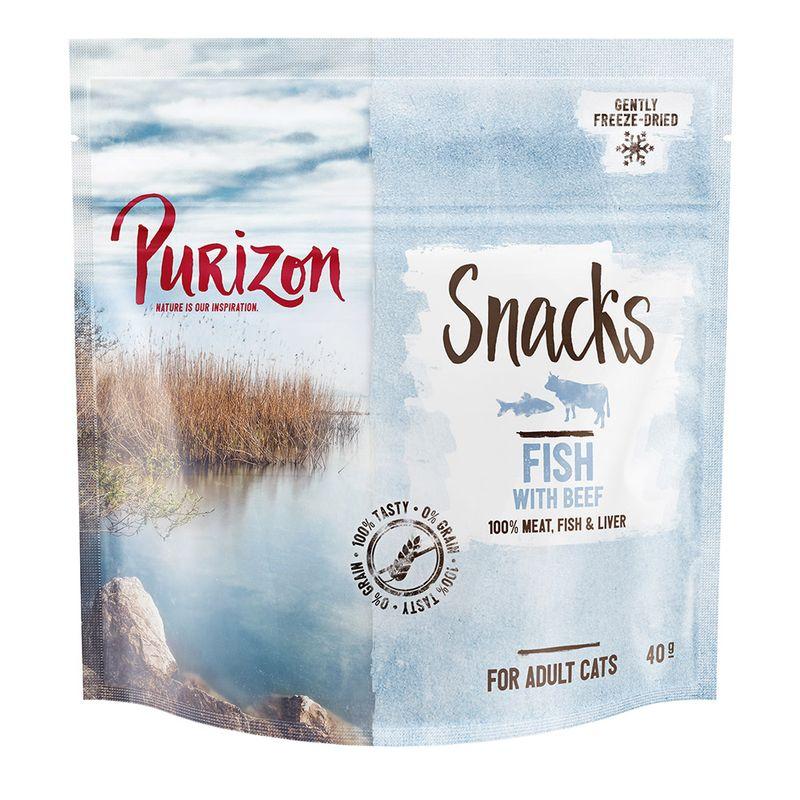Bitiba Provalo Set misto Purizon Snack per gatti - senza cereali 2 x 40 g Convenienza