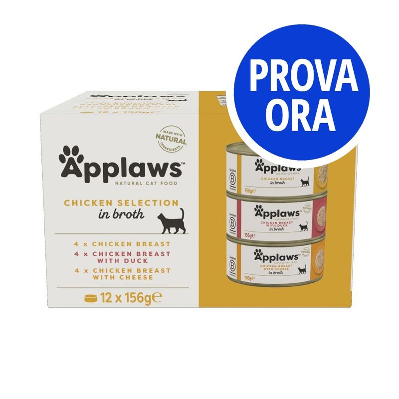 Bitiba Provalo Applaws Lattine in Brodo Alimento umido per gatti