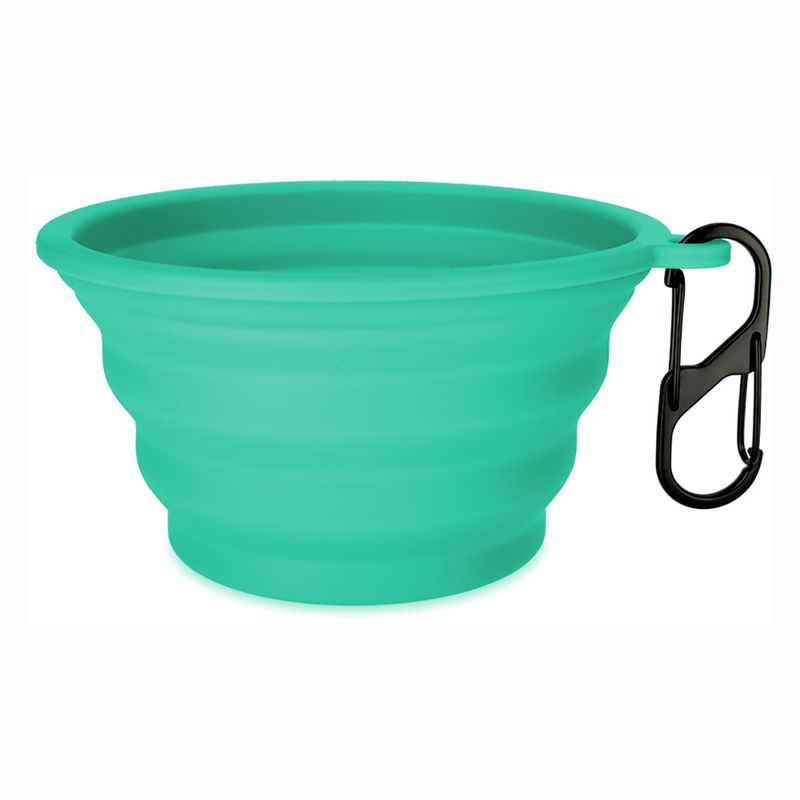 Bitiba Ciotola da viaggio TIAKI in silicone turchese Vendita
