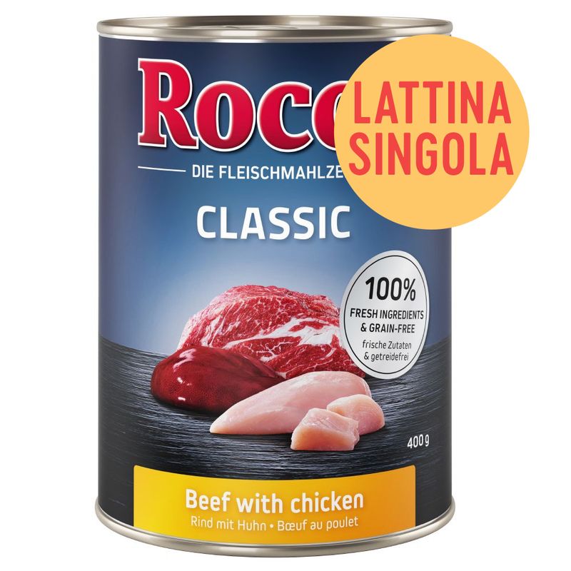 Bitiba Rocco Classic 1 x 400 g Alimento umido per cani Spedizione Gratuita