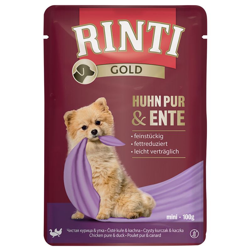 Bitiba RINTI Gold 10 x 100 g Alimento umido per cani Soddisfazione Garantita