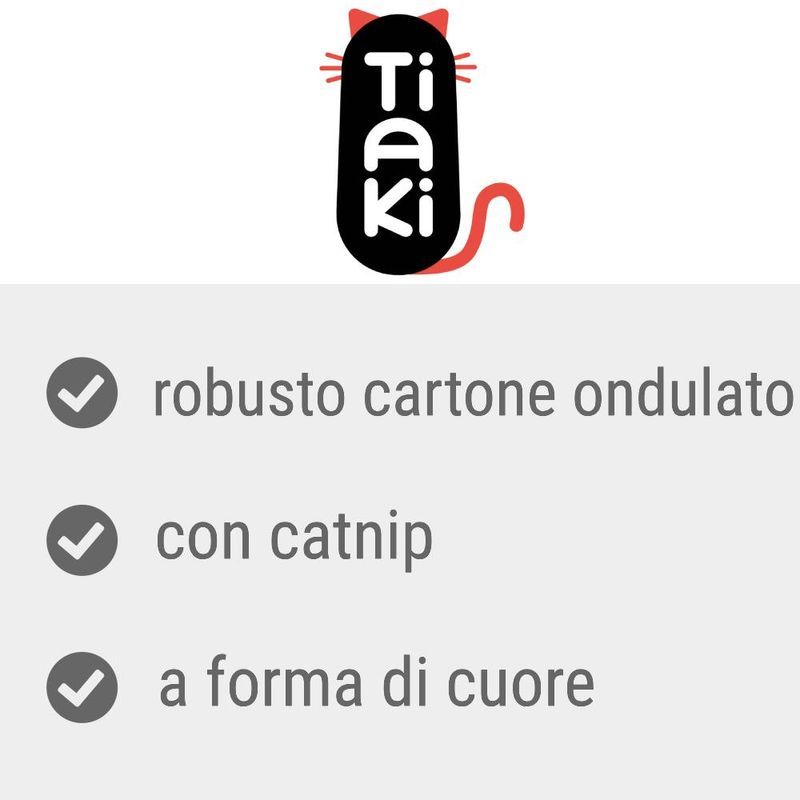 Bitiba Graffiatoio TIAKI Cuore Offerta natalizia