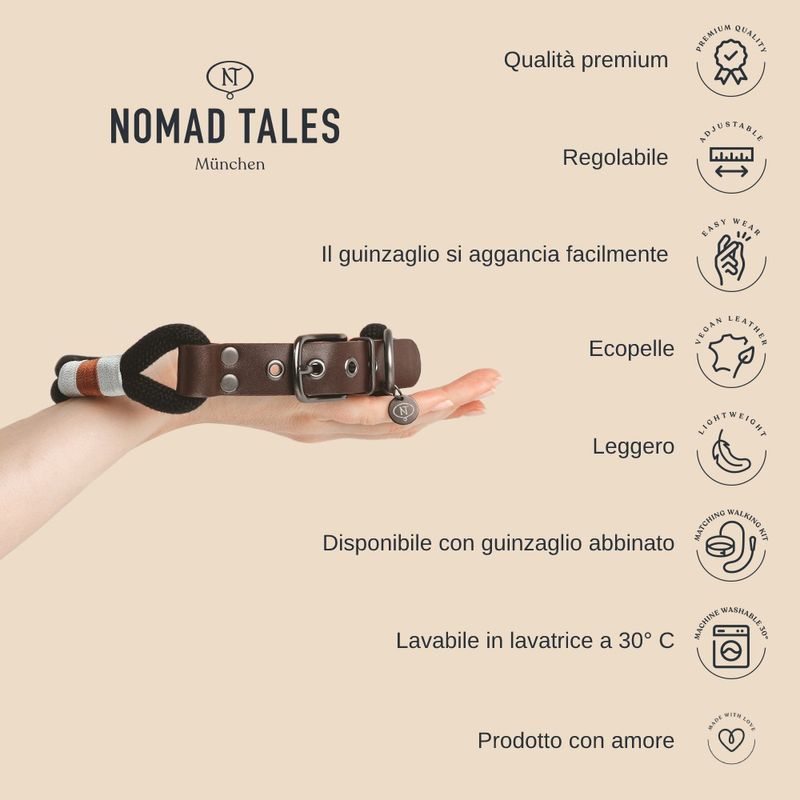 Bitiba Collare Nomad Tales Spirit ebano Offerta migliore