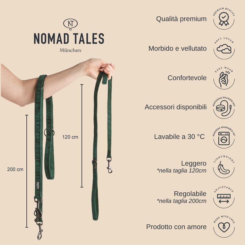 Bitiba Guinzaglio Nomad Tales Blush ebano Super sconto