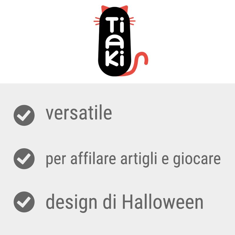 Bitiba Graffiatoio TIAKI Haunted Scratch Qualità Garantita