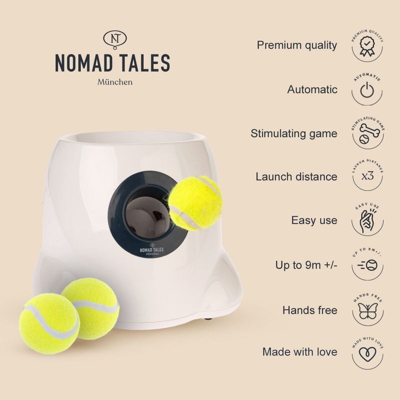 Bitiba Lanciapalline da tennis Nomad Tales Bloom I Più Venduti
