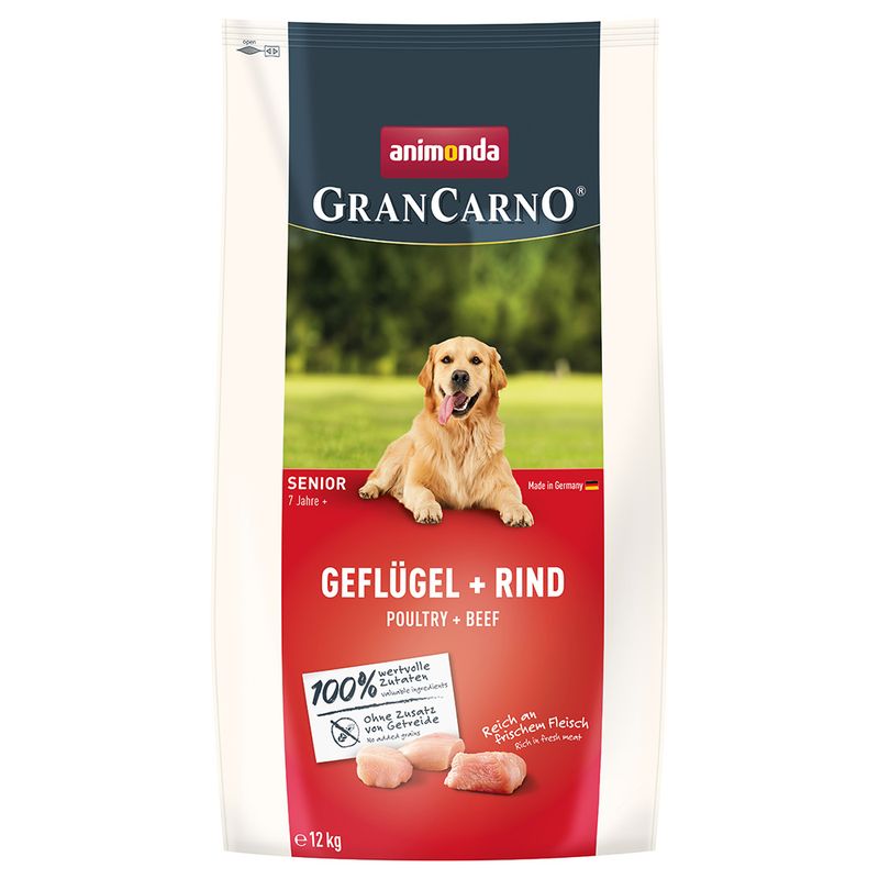Bitiba animonda GranCarno Senior Pollame + Manzo Crocchette per cane Moda