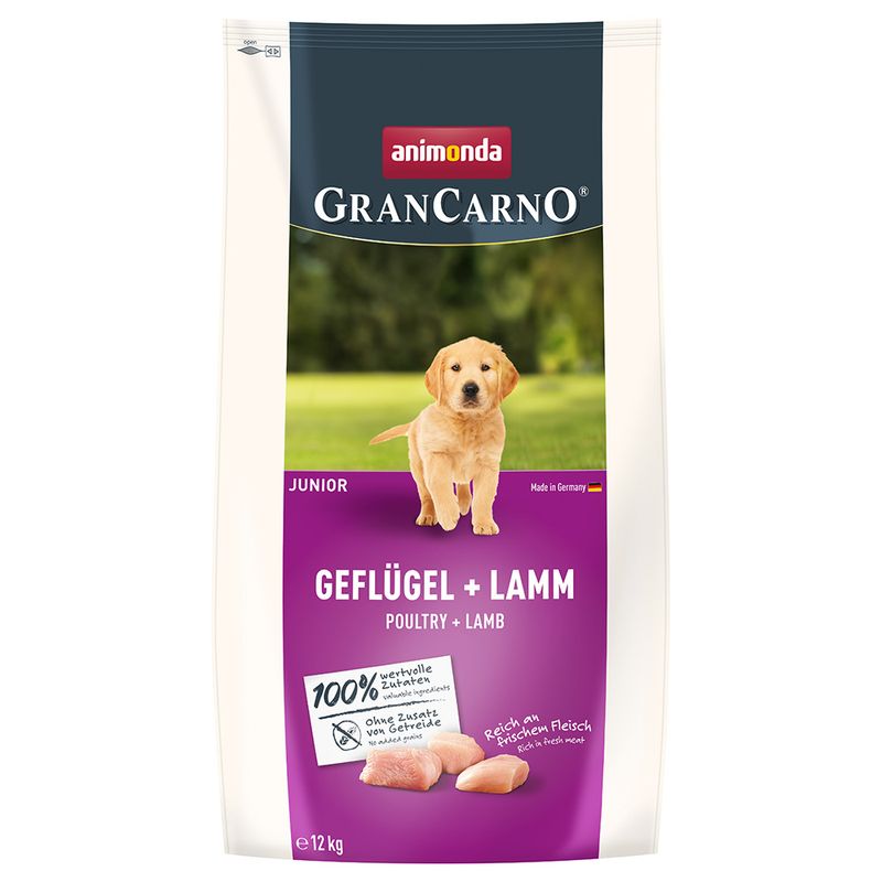 Bitiba animonda GranCarno Junior Pollame + Agnello Crocchette per cane Sconto di tempo limitato