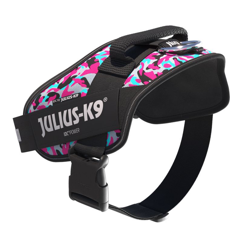 Bitiba Pettorina JULIUS-K9 IDC® Powerharness rosa e grigio Comprare a buon mercato