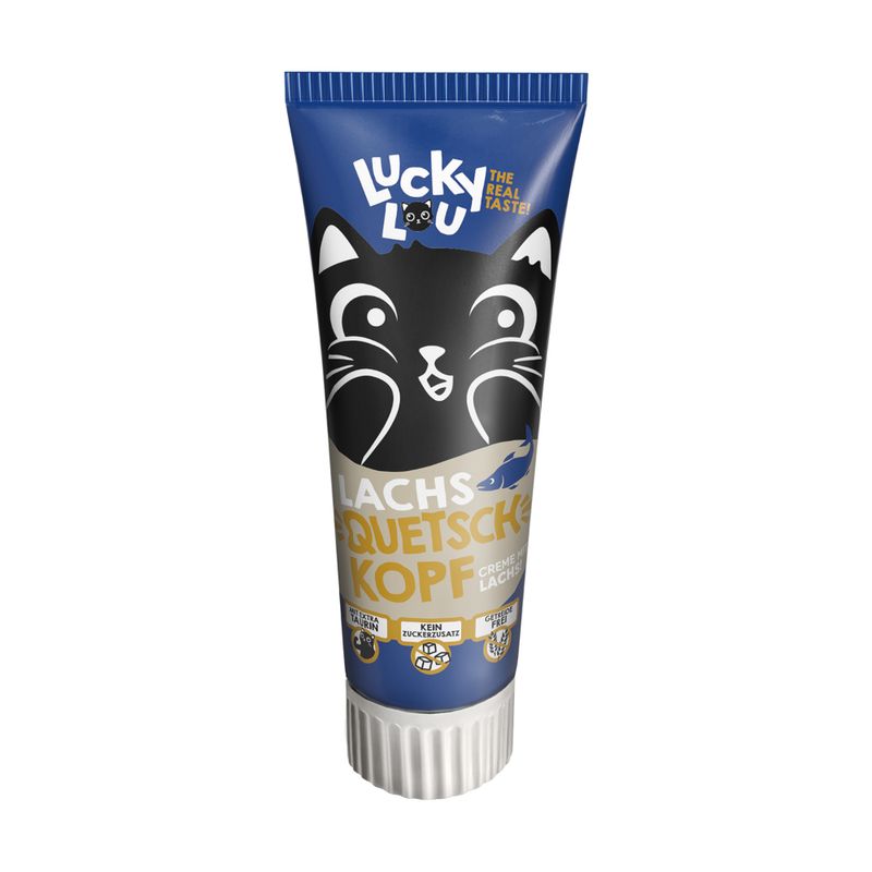 Bitiba Lucky Lou Squeeze Heads Salmone Snack per gatto Shopping online
