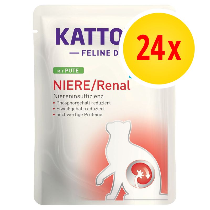 Bitiba Kattovit Renal - in busta 24 x 85 g Umido per gatto Offerta per la Festa della Mamma