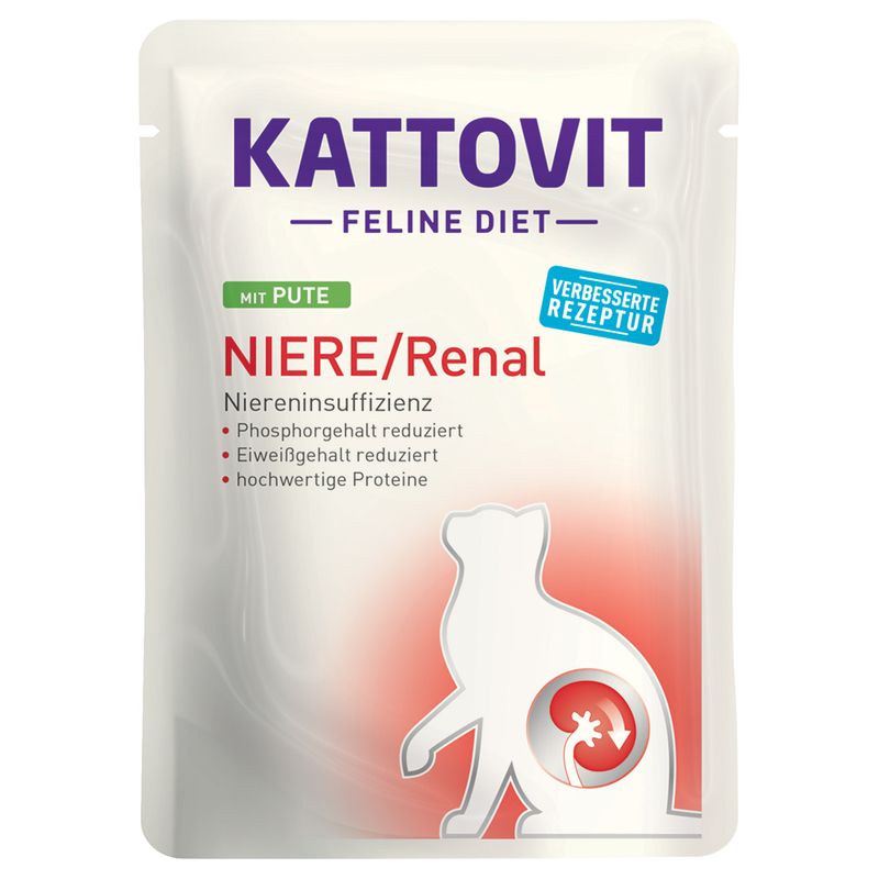 Bitiba Kattovit Renal - in busta 24 x 85 g Umido per gatto Offerta per la Festa della Mamma