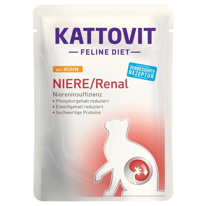 Bitiba Kattovit Renal - in busta 24 x 85 g Umido per gatto Offerta per la Festa della Mamma