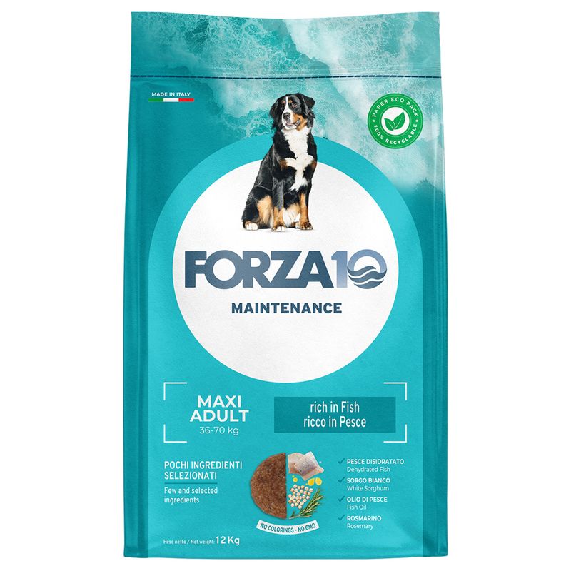Bitiba Forza10 Maxi Adult Maintenance al Pesce Crocchette cane Vendita calda