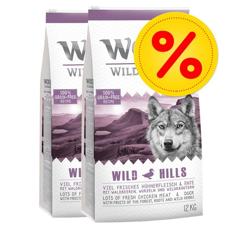 Bitiba Multipack 2 x 12 kg Wolf of Wilderness Crocchette per cane