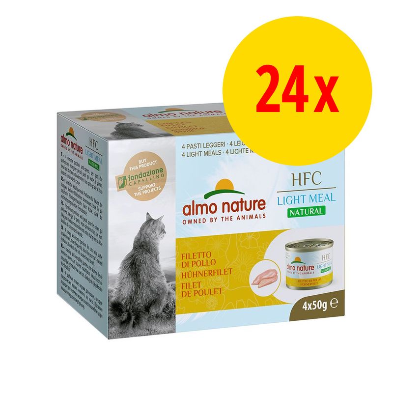 Bitiba Almo Nature HFC Natural Light 24 x 50 g Alimento umido gatti
