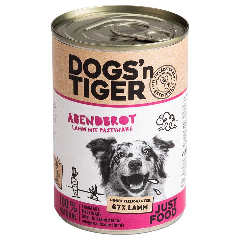 Bitiba Fai scorta Dogs'n Tiger Adult 12 x 400 g umido cane Super Saving Price