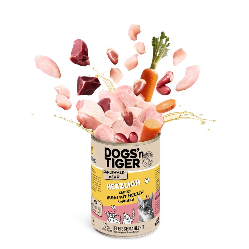 Bitiba Dogs'n Tiger Menù Gourmet 12 x 400 g Umido per gatto Ultimi tre giorni
