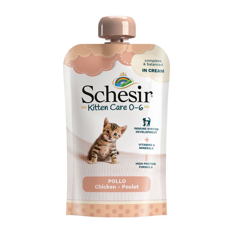 Bitiba Schesir Kitten in crema 20 x 150 g Umido per gatto