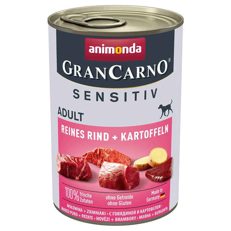 Bitiba animonda GranCarno Adult Sensitive 24 x 400 g umido per cane Fino al 65% di sconto