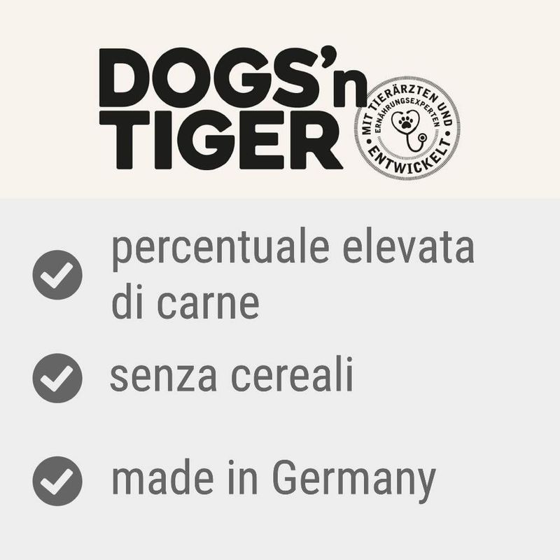 Bitiba Dogs'n Tiger Menù Gourmet 12 x 800 g Umido per cane Fino al 55% di sconto