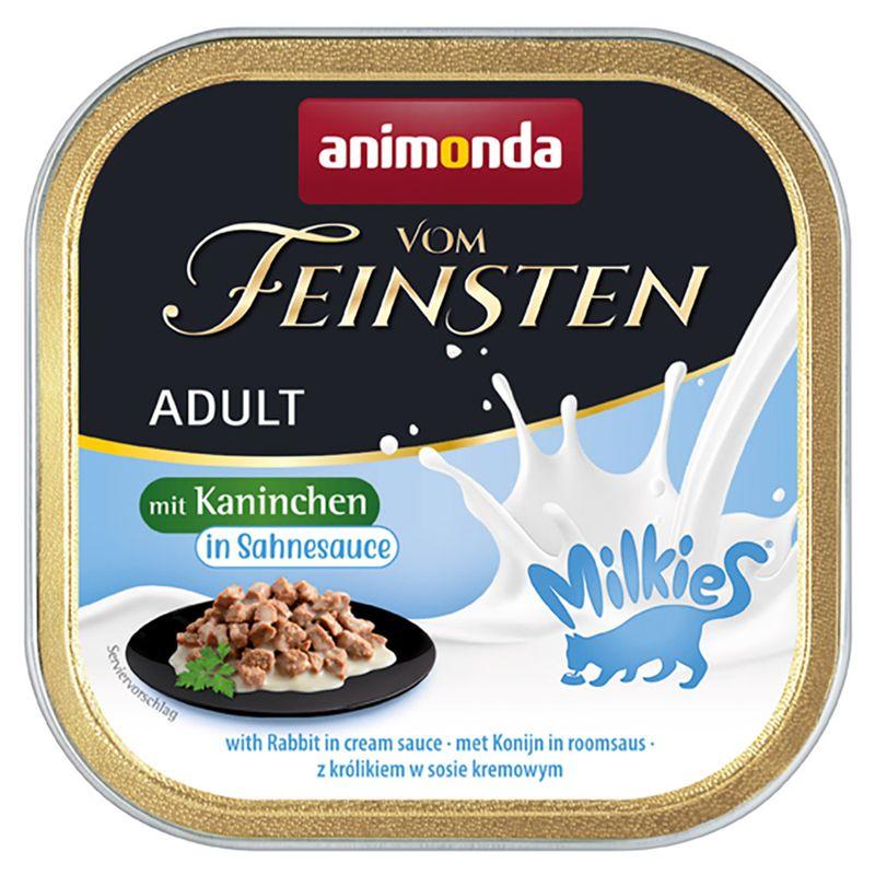 Bitiba animonda Vom Feinsten Adult Milkies in Sauce 64 x 100 g Umido per gatto Solo un giorno rimasto