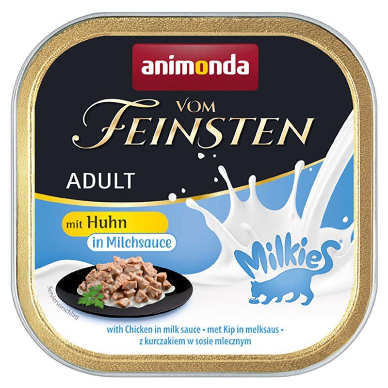 Bitiba animonda Vom Feinsten Adult Milkies in Sauce 64 x 100 g Umido per gatto Solo un giorno rimasto