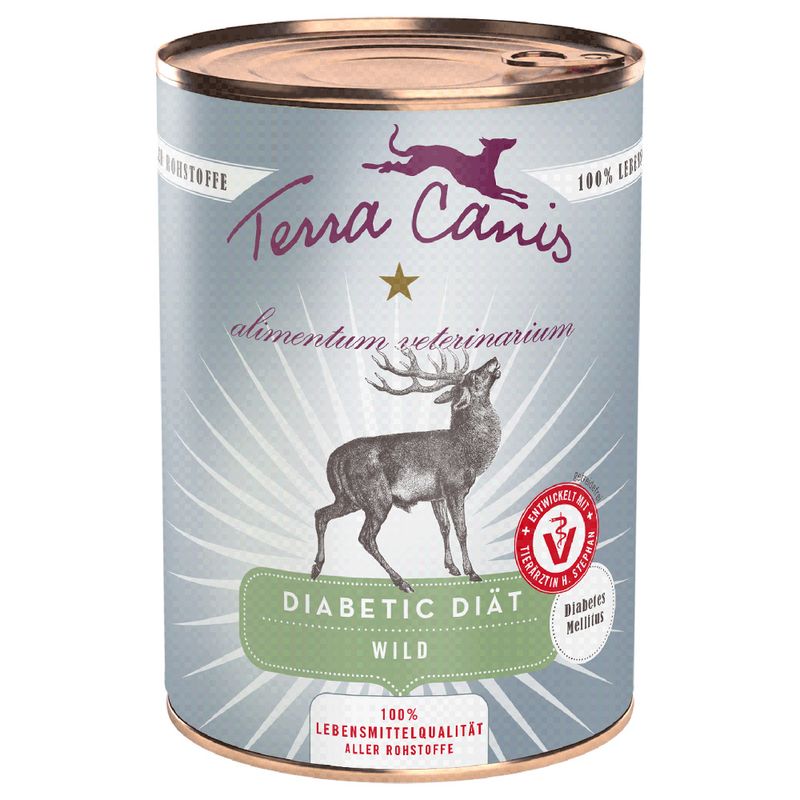 Bitiba Terra Canis Alimentum Veterinarium Diabetic Diet 12 x 400 g umido per cane Enormi sconti
