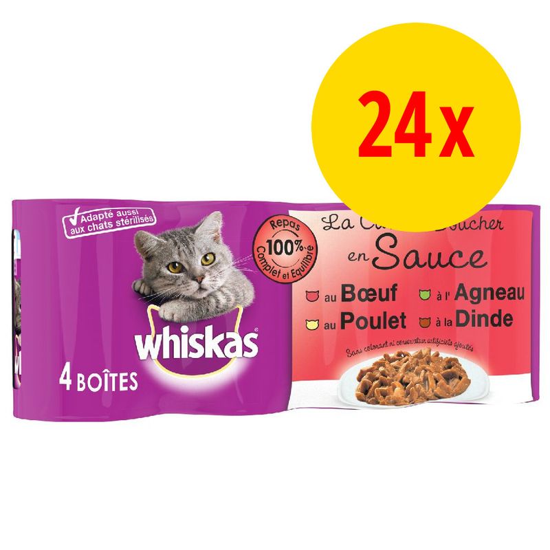Bitiba Fai scorta Whiskas La Carte 24 x 390 / 400 g Trasporto libero internazionale