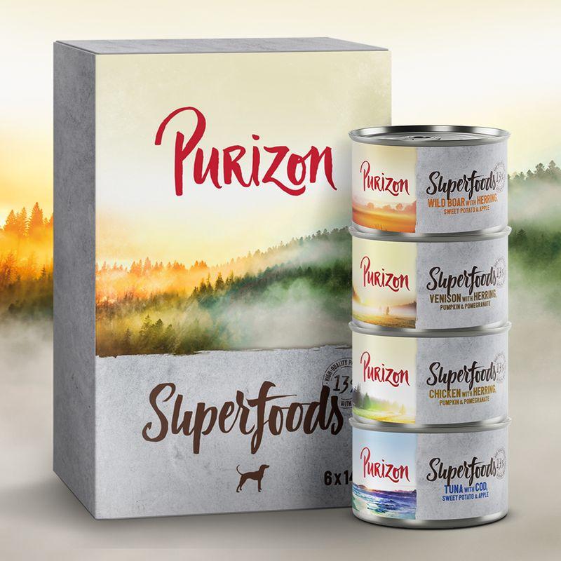 Bitiba Purizon Superfoods 12 x 140 g Umido per cane Italy