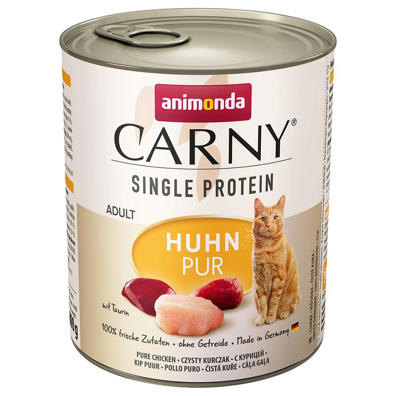 Bitiba Fai scorta animonda Carny Single Protein Adult 24 x 800 g In Linea