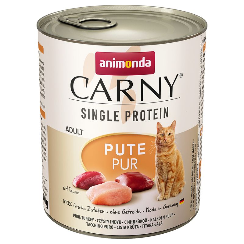 Bitiba Fai scorta animonda Carny Single Protein Adult 24 x 800 g In Linea