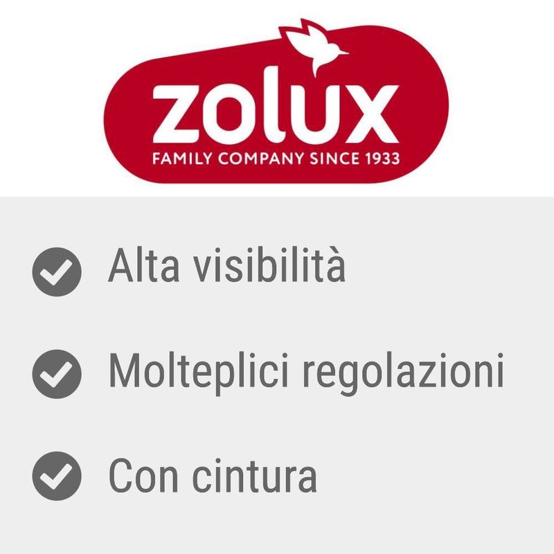Bitiba Pettorina regolabile per cani Zolux Moov Comfort colore rosso In Saldo
