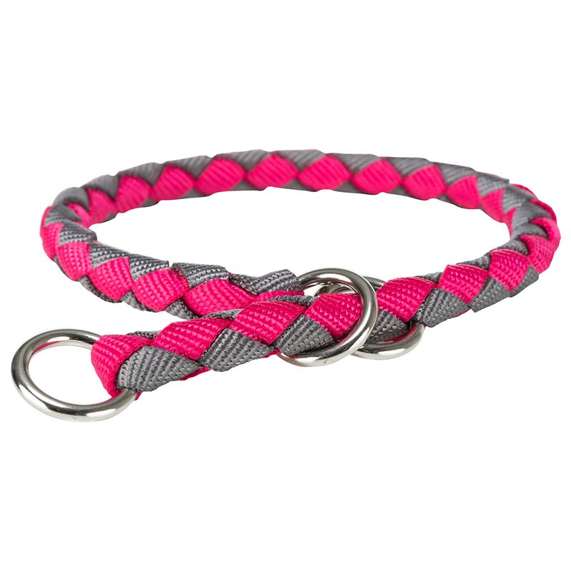 Bitiba Collare Trixie Cavo Pull Stop fucsia/grafite