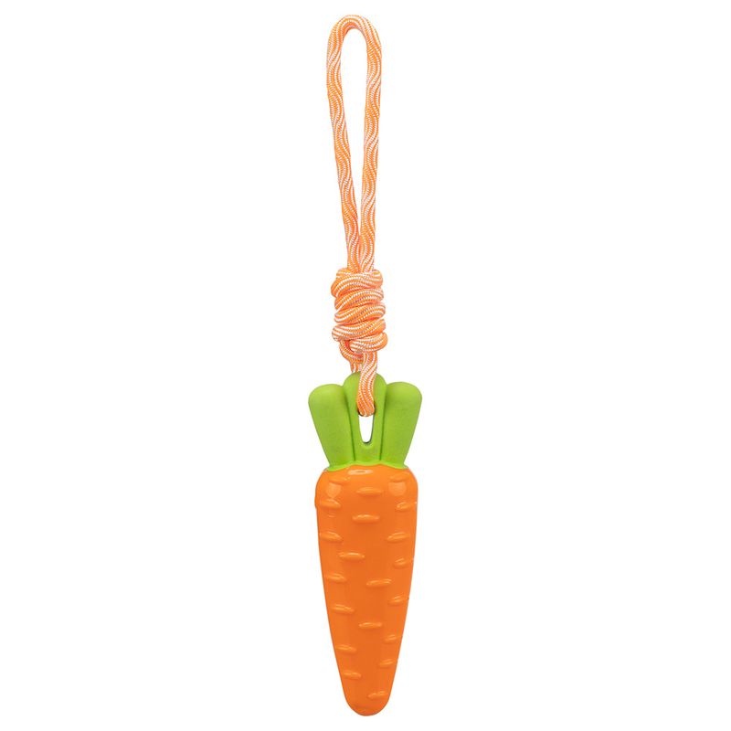 Bitiba Gioco per cani Trixie Carota con corda