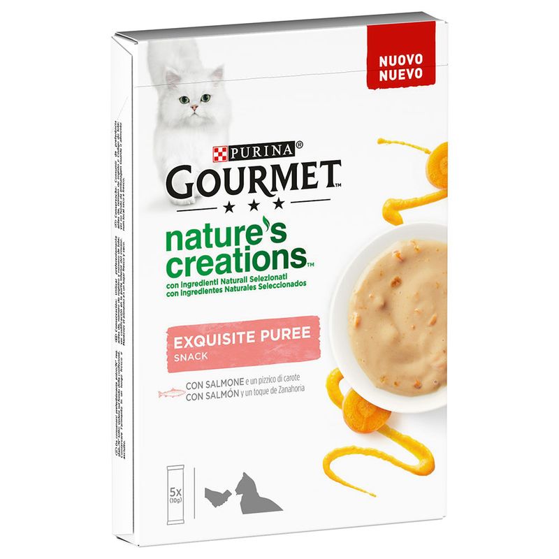 Bitiba Gourmet Nature's Creations Exquisite Puree Snack 5 x 10 g Vendite stagionali