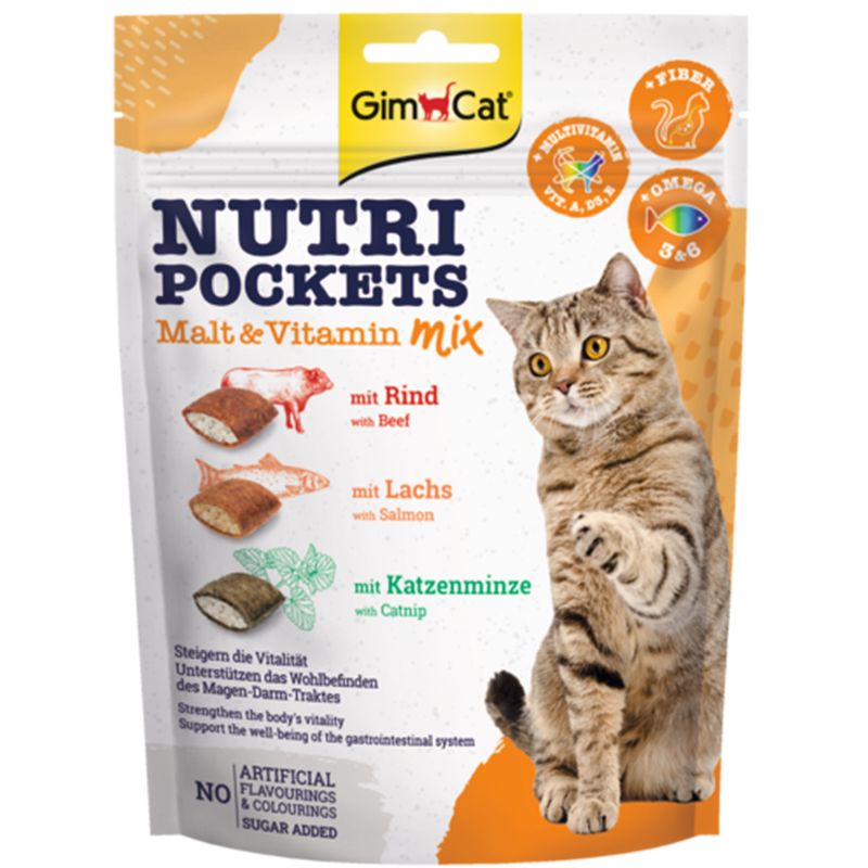 Bitiba GimCat Nutri Pockets Snack per gatti Vendita calda