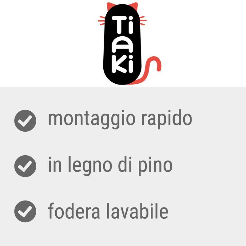 Bitiba Letto per gatti TIAKI Stripes Lightning offer